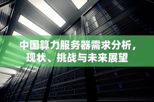 中国算力服务器需求分析，现状、挑战与未来展望