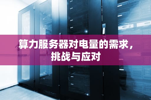 算力服务器对电量的需求，挑战与应对