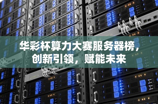 华彩杯算力大赛服务器榜，创新引领，赋能未来