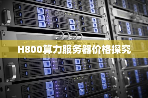 H800算力服务器价格探究