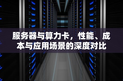 服务器与算力卡，性能、成本与应用场景的深度对比