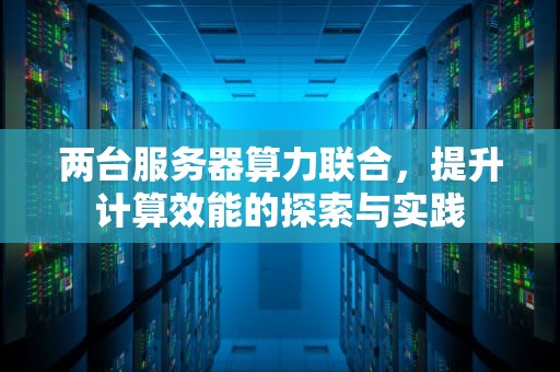 两台服务器算力联合，提升计算效能的探索与实践