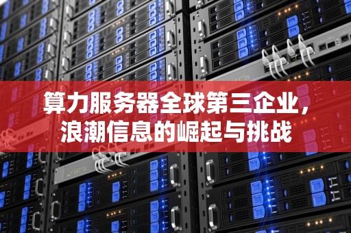 算力服务器全球第三企业，浪潮信息的崛起与挑战