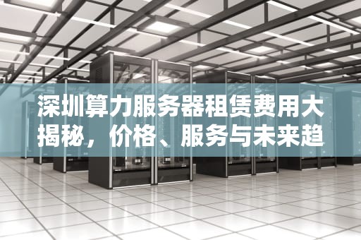 深圳算力服务器租赁费用大揭秘，价格、服务与未来趋势全解析