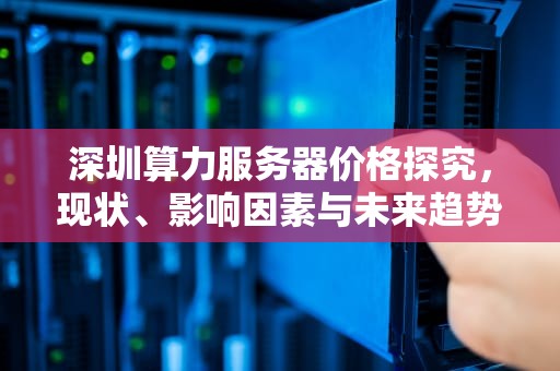 深圳算力服务器价格探究，现状、影响因素与未来趋势