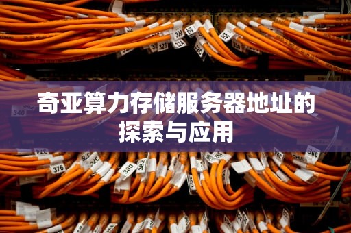奇亚算力存储服务器地址的探索与应用