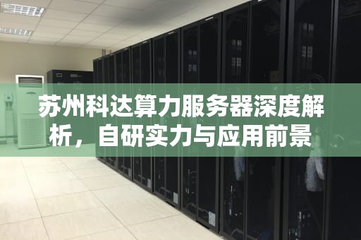 苏州科达算力服务器深度解析，自研实力与应用前景