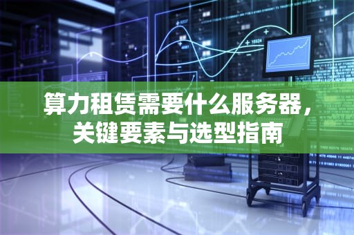 算力租赁需要什么服务器，关键要素与选型指南