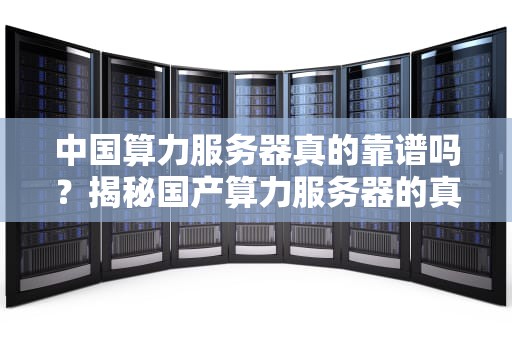 中国算力服务器真的靠谱吗？揭秘国产算力服务器的真相