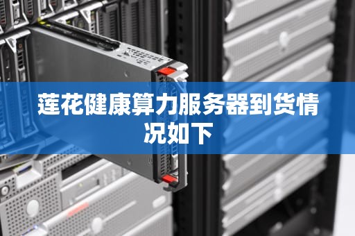 莲花健康算力服务器到货情况如下