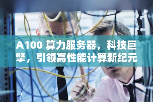 A100 算力服务器，科技巨擘，引领高性能计算新纪元