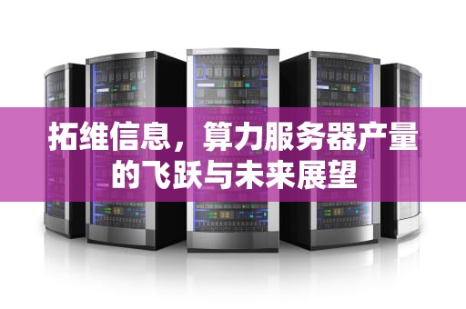拓维信息，算力服务器产量的飞跃与未来展望