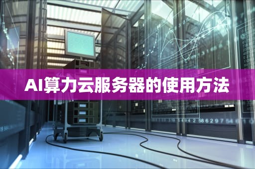 AI算力云服务器的使用方法