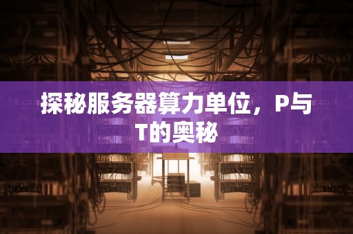 探秘服务器算力单位，P与T的奥秘
