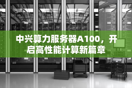 中兴算力服务器A100，开启高性能计算新篇章