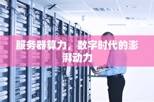 服务器算力，数字时代的澎湃动力