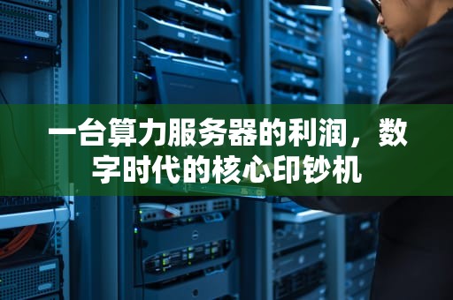 一台算力服务器的利润，数字时代的核心印钞机