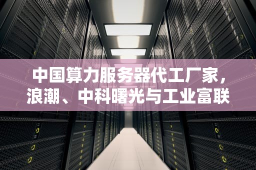中国算力服务器代工厂家，浪潮、中科曙光与工业富联的竞合之路
