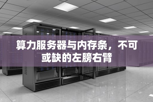 算力服务器与内存条，不可或缺的左膀右臂