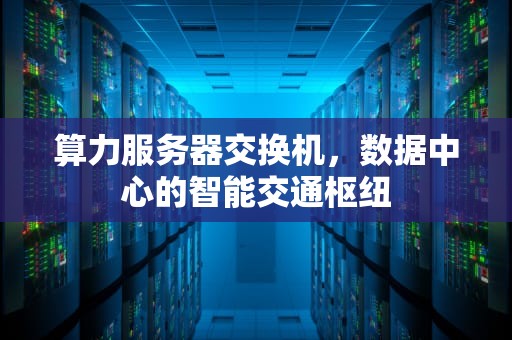 算力服务器交换机，数据中心的智能交通枢纽
