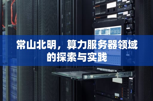 常山北明，算力服务器领域的探索与实践