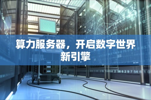 算力服务器，开启数字世界新引擎