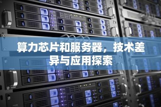 算力芯片和服务器，技术差异与应用探索