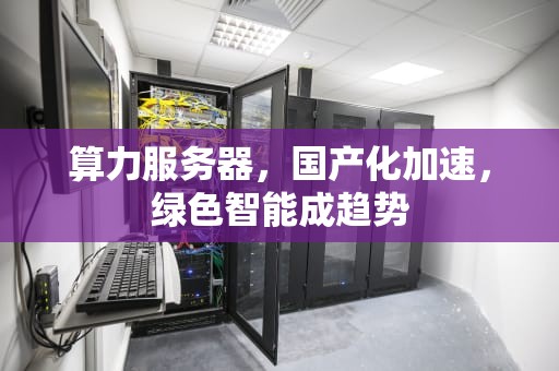 算力服务器，国产化加速，绿色智能成趋势