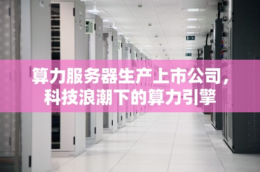 算力服务器生产上市公司，科技浪潮下的算力引擎