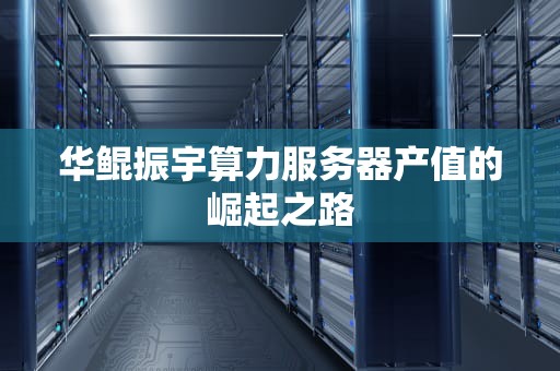 华鲲振宇算力服务器产值的崛起之路