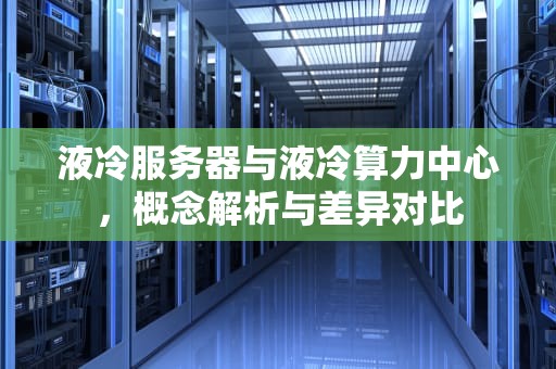 液冷服务器与液冷算力中心，概念解析与差异对比