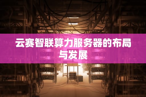 云赛智联算力服务器的布局与发展