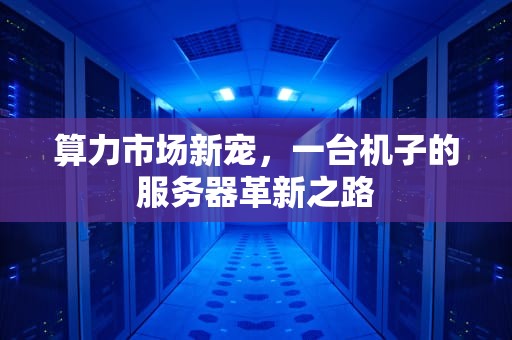 算力市场新宠，一台机子的服务器革新之路