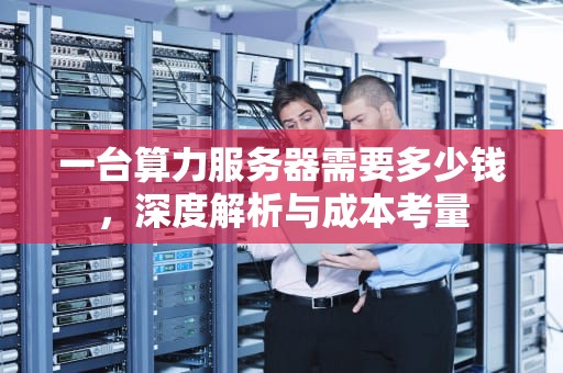 一台算力服务器需要多少钱，深度解析与成本考量