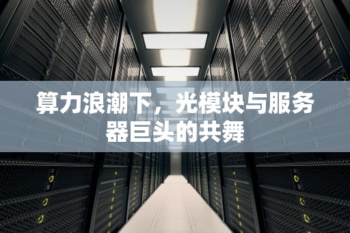 算力浪潮下，光模块与服务器巨头的共舞