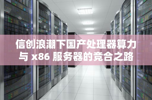 信创浪潮下国产处理器算力与 x86 服务器的竞合之路