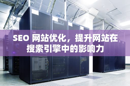 SEO 网站优化，提升网站在搜索引擎中的影响力