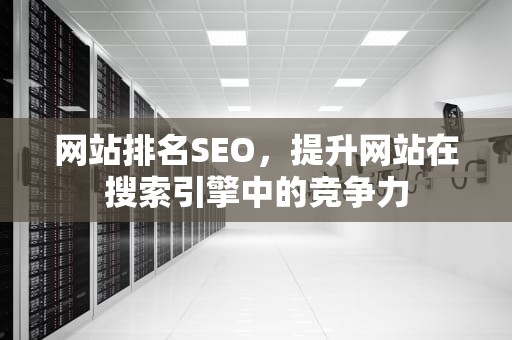 网站排名SEO，提升网站在搜索引擎中的竞争力