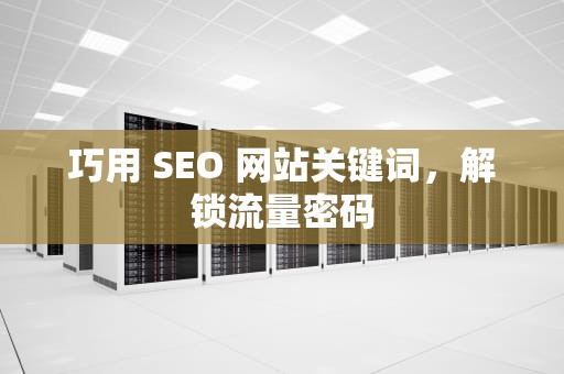 巧用 SEO 网站关键词，解锁流量密码
