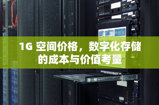 1G 空间价格，数字化存储的成本与价值考量