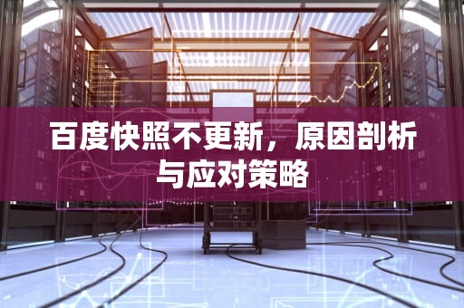 百度快照不更新，原因剖析与应对策略
