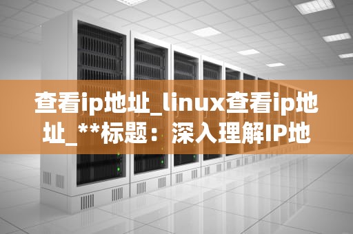 查看ip地址_linux查看ip地址_**标题：深入理解IP地址及其重要性**