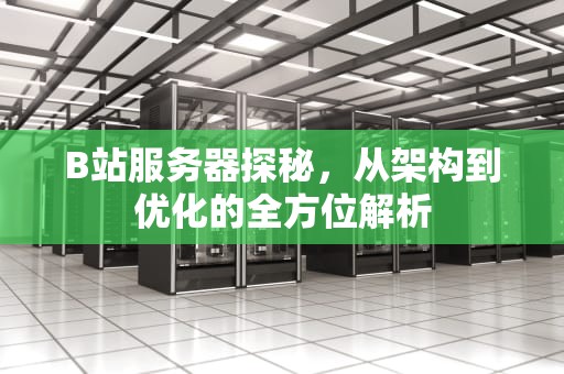 B站服务器探秘，从架构到优化的全方位解析
