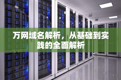 万网域名解析，从基础到实践的全面解析