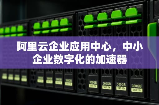 阿里云企业应用中心，中小企业数字化的加速器
