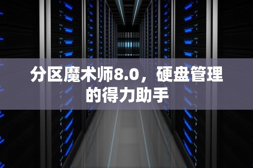 分区魔术师8.0，硬盘管理的得力助手