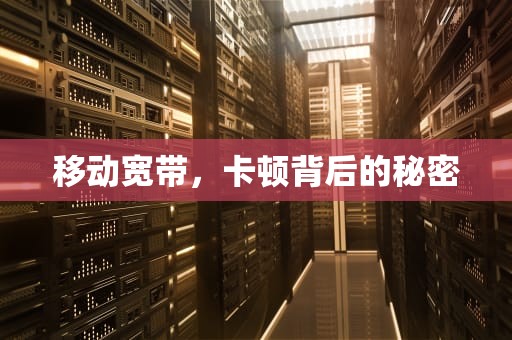 移动宽带，卡顿背后的秘密