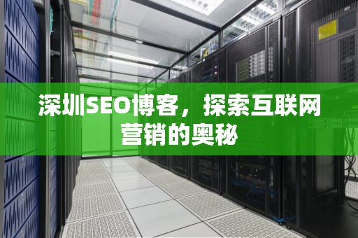 深圳SEO博客，探索互联网营销的奥秘