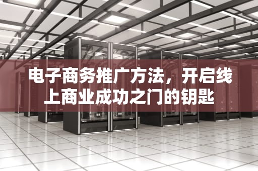 电子商务推广方法，开启线上商业成功之门的钥匙
