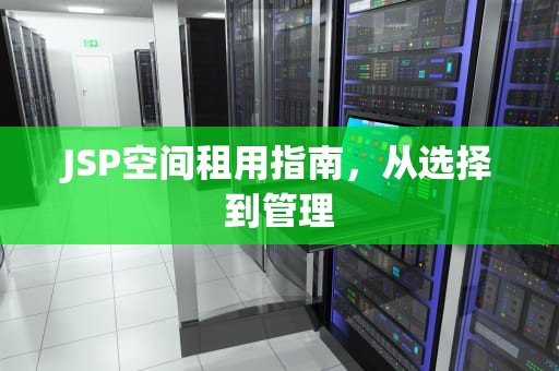 JSP空间租用指南，从选择到管理